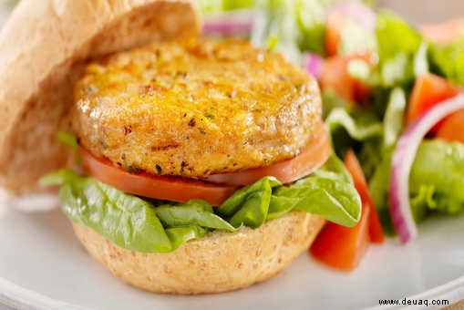 Rezept für Sojabohnen-Burger 