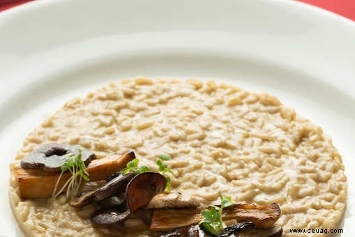 Rezept für Käse-Pilz-Risotto 