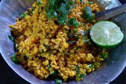 Moong Dal Bhel Rezept 