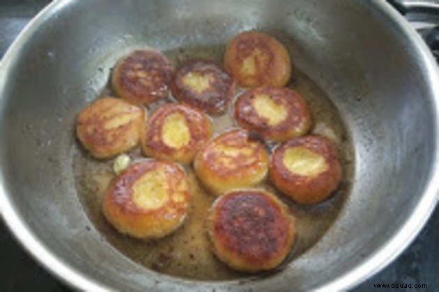 Rezept für in Zuckersirup getauchte Süßkartoffeln 