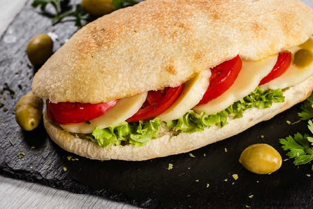 Caprese-Sandwich-Rezept 