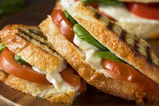 Vegetarisches Panini-Sandwich-Rezept 