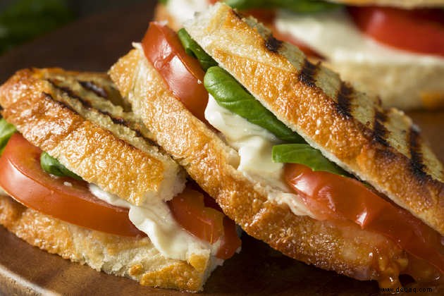 Vegetarisches Panini-Sandwich-Rezept 