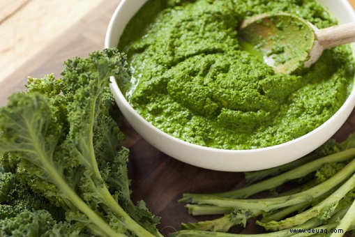 Rezept für veganes Grünkohl-Pesto 