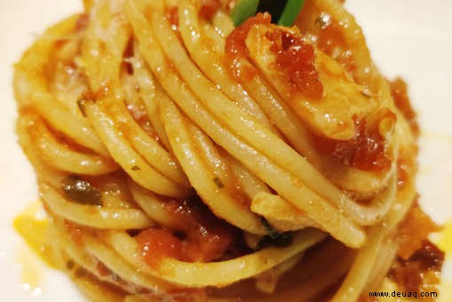 Rezept für Spaghetti Pomodoro und Basilico 