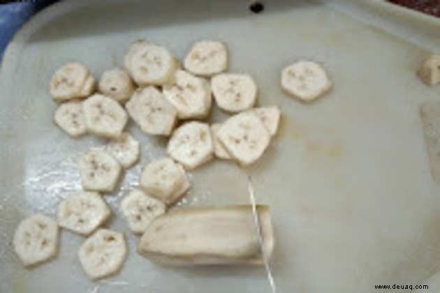 Rezept für scharfe Bananenchips 