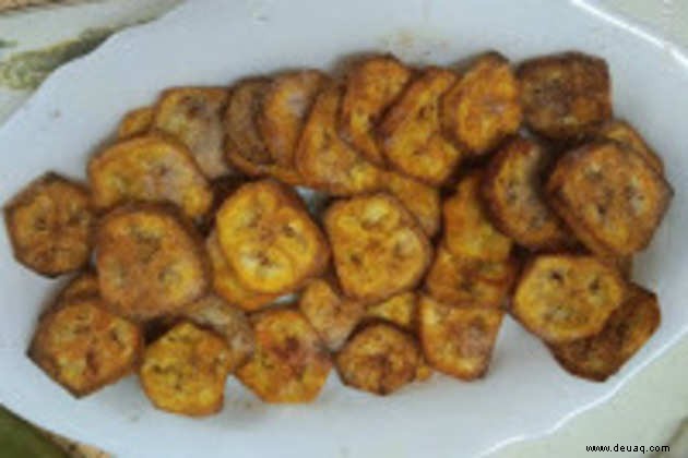 Rezept für scharfe Bananenchips 