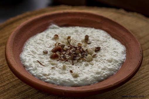 Chiraunji Makhane ki Kheer Rezept 