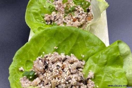 Rezept für Salat-Kastanien-Wraps 