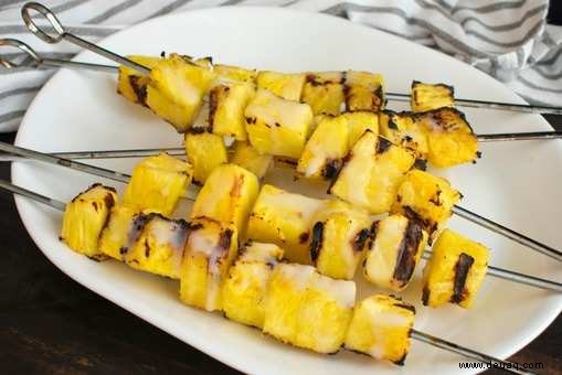 Rezept für geröstete Ananas 