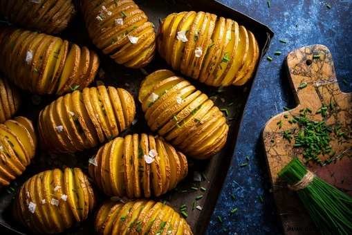 Rezept für Hasselback-Kartoffeln 