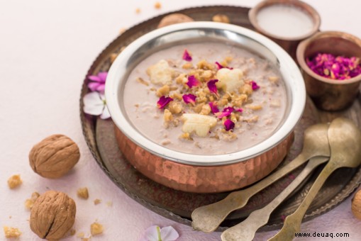 Veganes Walnuss-Bananen-Kheer-Rezept 