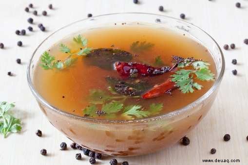 Veppam Poo Rasam Rezept 