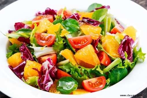 Rezept für Mango-Regenbogensalat 