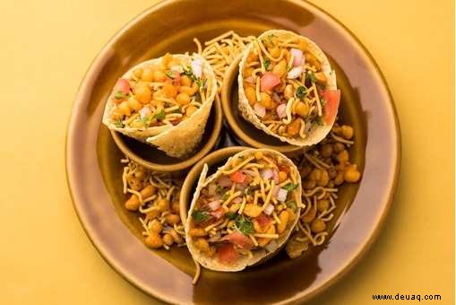 Papad Cone Chaat Rezept 