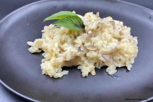 Rezept für Pilzrisotto 