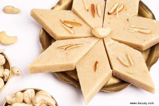 Cashew-Barfi-Rezept 