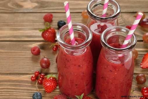 Frucht-Beeren-Milchshake-Rezept 