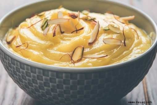 Safran Shrikhand Rezept 