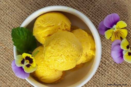 Rezept für Mango-Kokos-Eis 