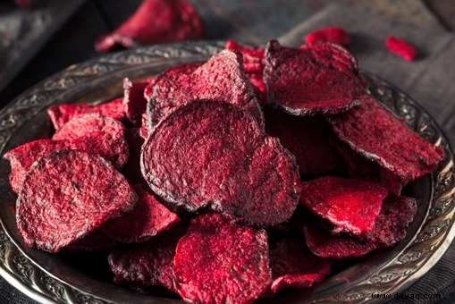 Gebackene Rote Bete Chips Rezept 