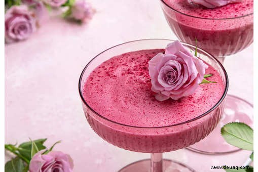 Rose Shrikhand Rezept 