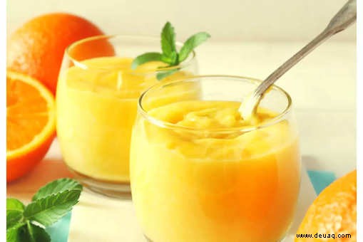 Orange Shrikhand-Rezept 