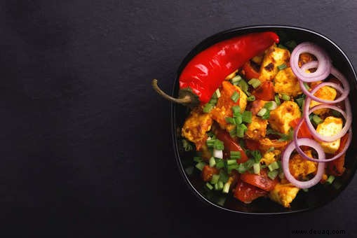 Paneer Chili Trockenrezept 