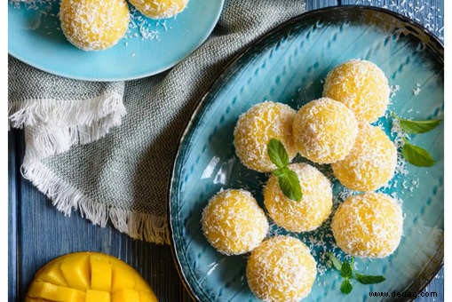 Mango-Kokos-Laddoo-Rezept 