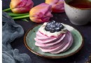 Einfaches Rezept für cremige Blaubeercreme mit frischen Heidelbeeren