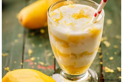 Rezept für gefrorene Mangocreme 