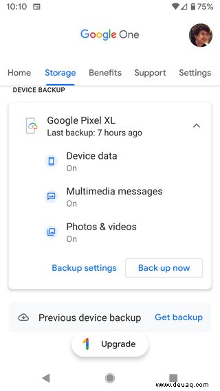 So verwenden Sie Google One zum Sichern Ihres Android-Telefons 
