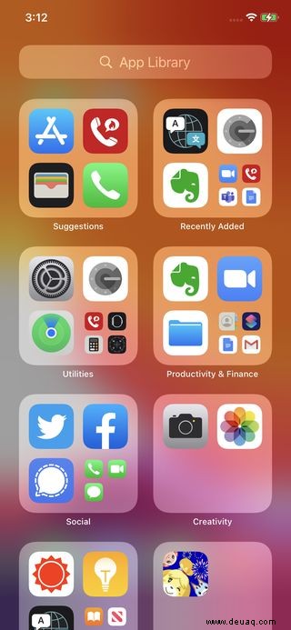 So verwenden Sie die App-Bibliothek von iOS 14, um Ihre Apps zu organisieren 
