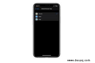 So legen Sie Chrome oder Edge als Standardbrowser in der iOS 14-Beta fest 