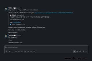 So ändern Sie Ihre Schriftart in Slack 