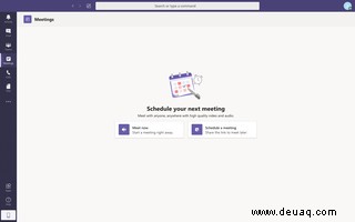 So starten Sie eine Videokonferenz in der kostenlosen Version von Microsoft Teams 