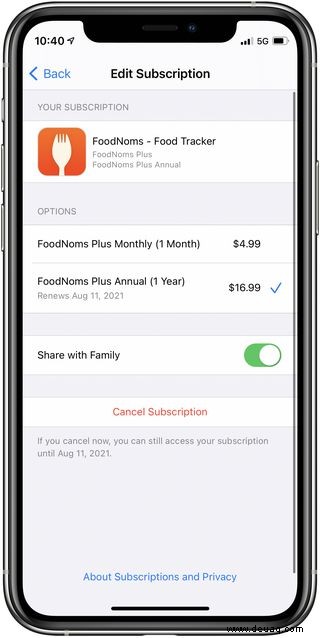 Apple-Entwickler können Ihnen jetzt erlauben, kostenlose Kopien Ihrer In-App-Käufe mit Ihrer Familie zu teilen 