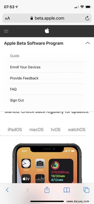 So installieren Sie Apples watchOS 7- und iOS 14-Betas, damit Sie Ihr Telefon mit Ihrer Uhr entsperren können 