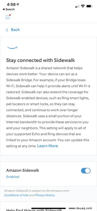 So melden Sie sich vom (oder beim) Amazon Sidewalk-Netzwerk ab 