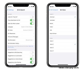 So ändern Sie die Stimme von Siri in iOS 14.5 