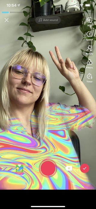 So verwenden Sie den Green-Screen-Effekt auf TikTok 