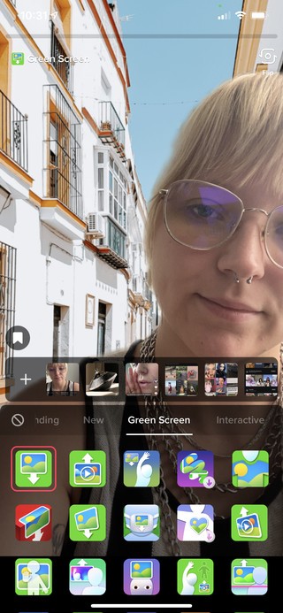 So verwenden Sie den Green-Screen-Effekt auf TikTok 