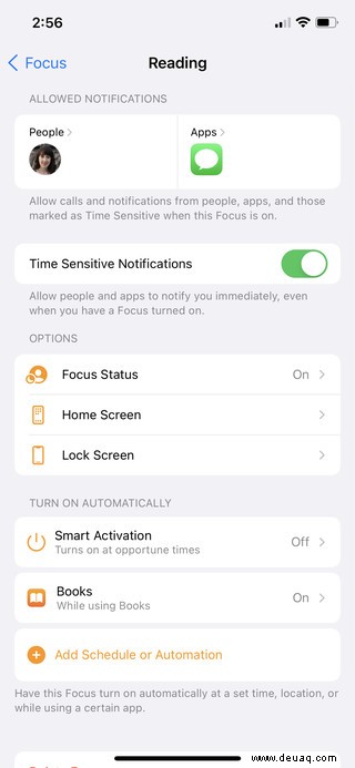 So verwenden Sie die Fokusmodi für Benachrichtigungen unter iOS 15 