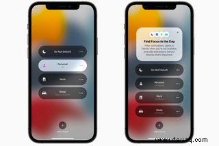 So verwenden Sie die Fokusmodi für Benachrichtigungen unter iOS 15 