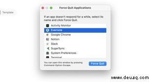 macOS 101:So erzwingen Sie das Beenden einer Mac-App 