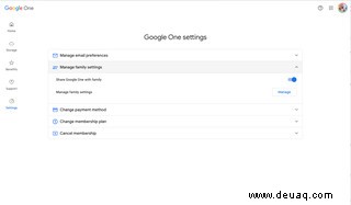 So teilen Sie Ihren Google One-Speicherplatz mit Ihrer Familie 