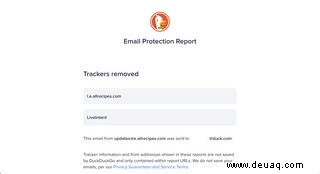 So verwenden Sie die E-Mail-Schutz-App von DuckDuckGo 