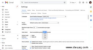 Google Mail 101:So verlängern Sie die Zeit, die Sie zum Rückgängigmachen einer E-Mail haben 