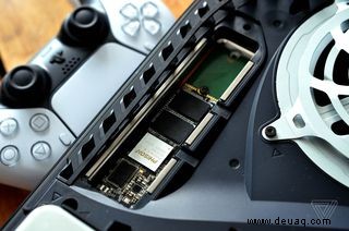 So verwenden Sie den erweiterbaren M.2-SSD-Speicher der PS5 