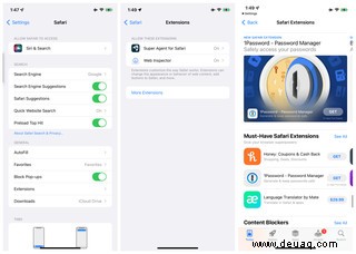 So verwenden Sie Safari-Erweiterungen auf Ihrem iPhone und iPad 